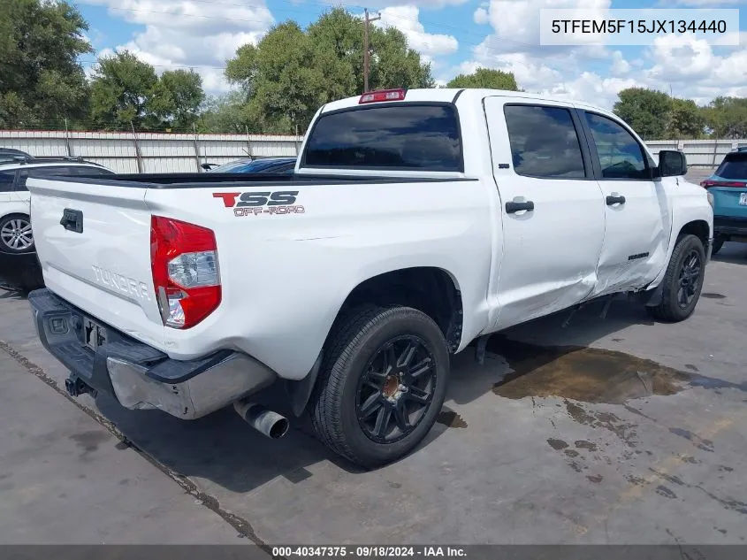 5TFEM5F15JX134440 2018 Toyota Tundra Sr5 4.6L V8