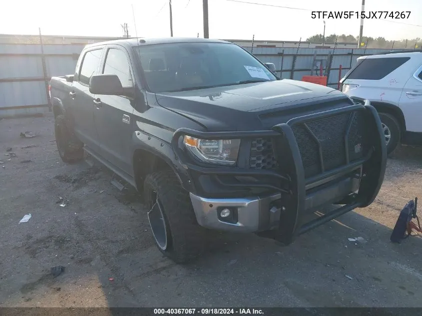 5TFAW5F15JX774267 2018 Toyota Tundra 1794 5.7L V8