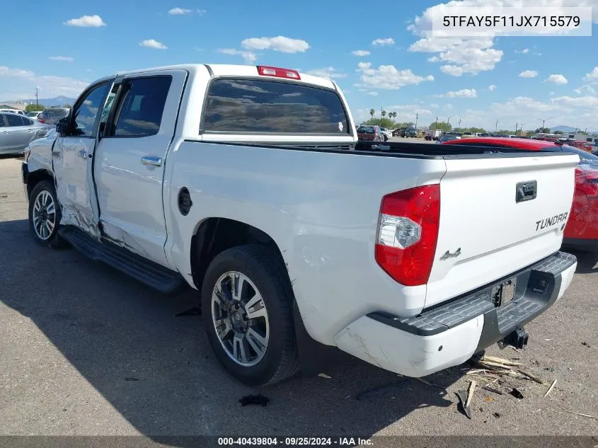 5TFAY5F11JX715579 2018 Toyota Tundra 1794 5.7L V8