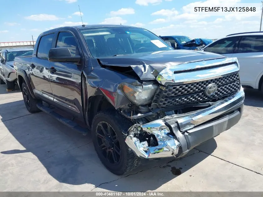 5TFEM5F13JX125848 2018 Toyota Tundra Sr5 4.6L V8