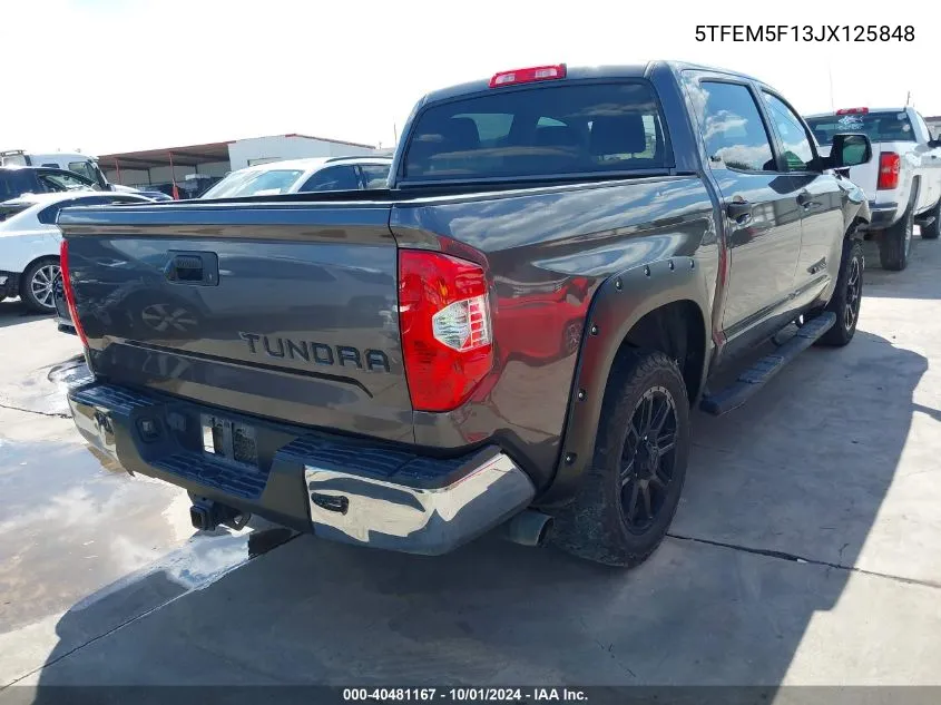 5TFEM5F13JX125848 2018 Toyota Tundra Sr5 4.6L V8