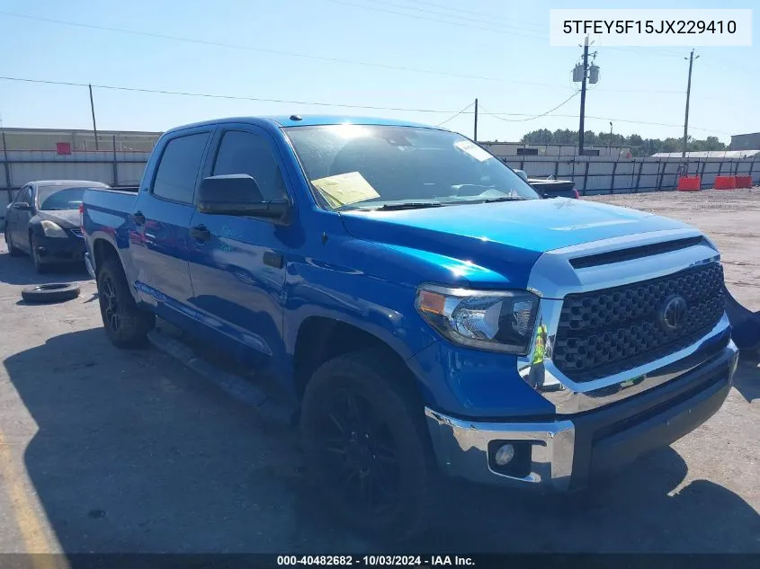 2018 Toyota Tundra Sr5 5.7L V8 VIN: 5TFEY5F15JX229410 Lot: 40482682