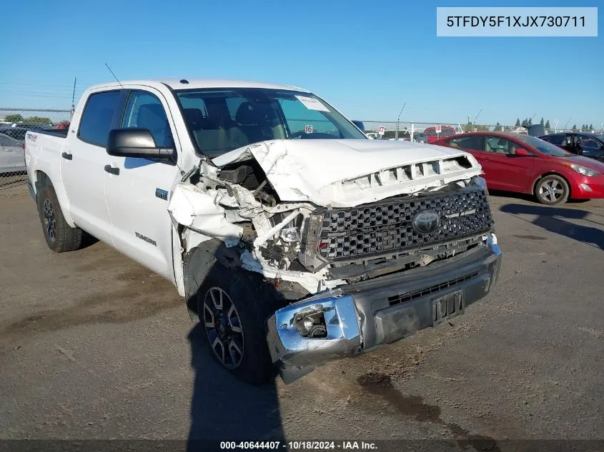 2018 Toyota Tundra Sr5 5.7L V8 VIN: 5TFDY5F1XJX730711 Lot: 40644407