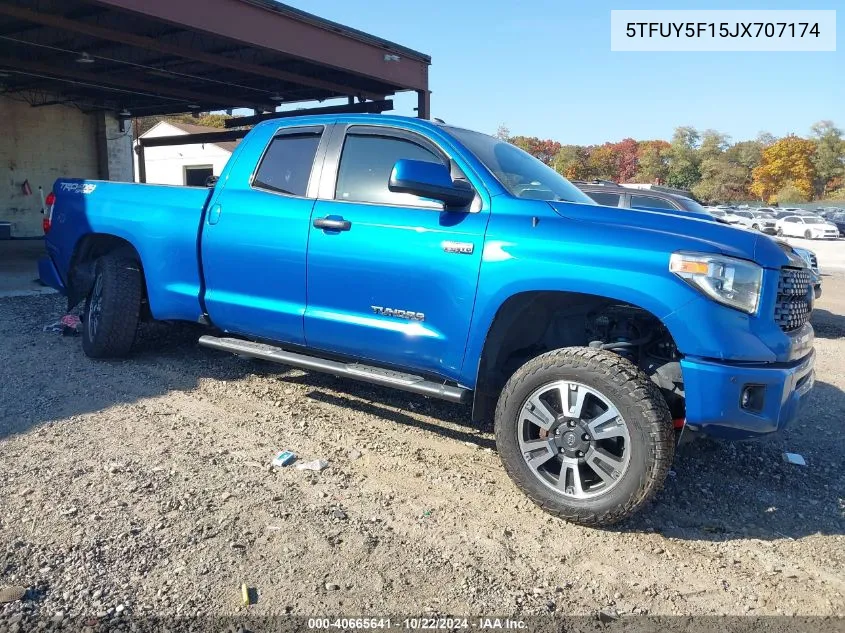 5TFUY5F15JX707174 2018 Toyota Tundra Sr5 Plus 5.7L V8