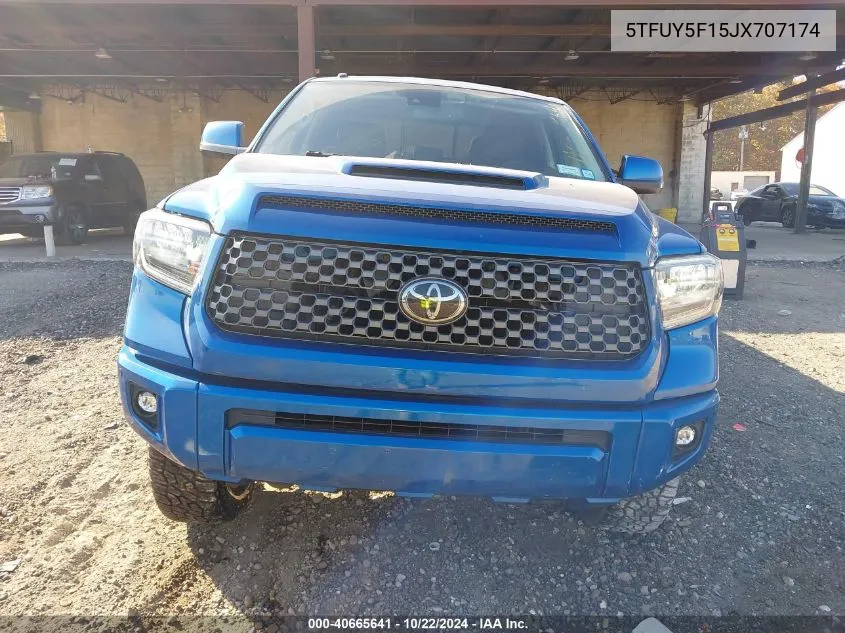 5TFUY5F15JX707174 2018 Toyota Tundra Sr5 Plus 5.7L V8