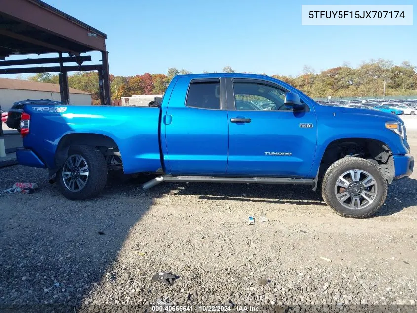 5TFUY5F15JX707174 2018 Toyota Tundra Sr5 Plus 5.7L V8