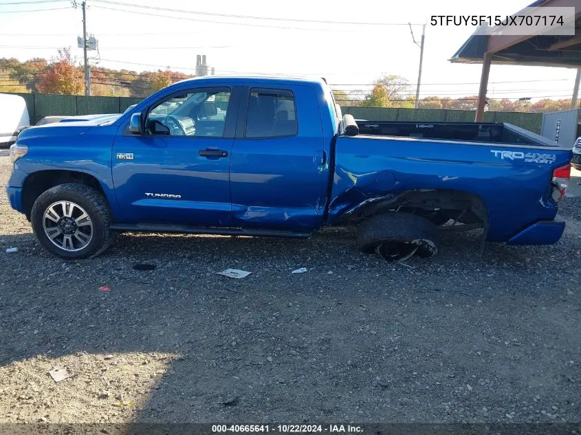 2018 Toyota Tundra Sr5 Plus 5.7L V8 VIN: 5TFUY5F15JX707174 Lot: 40665641