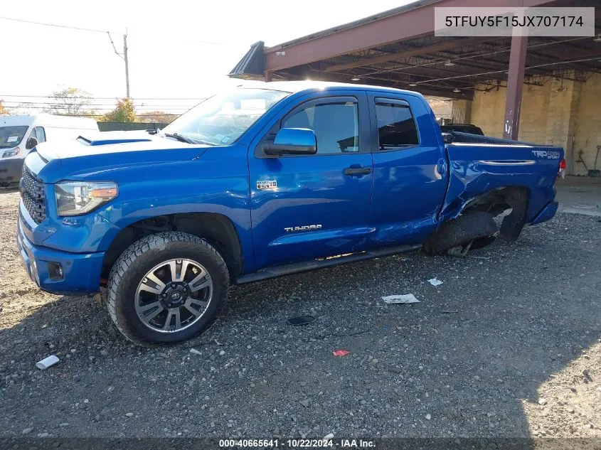 5TFUY5F15JX707174 2018 Toyota Tundra Sr5 Plus 5.7L V8