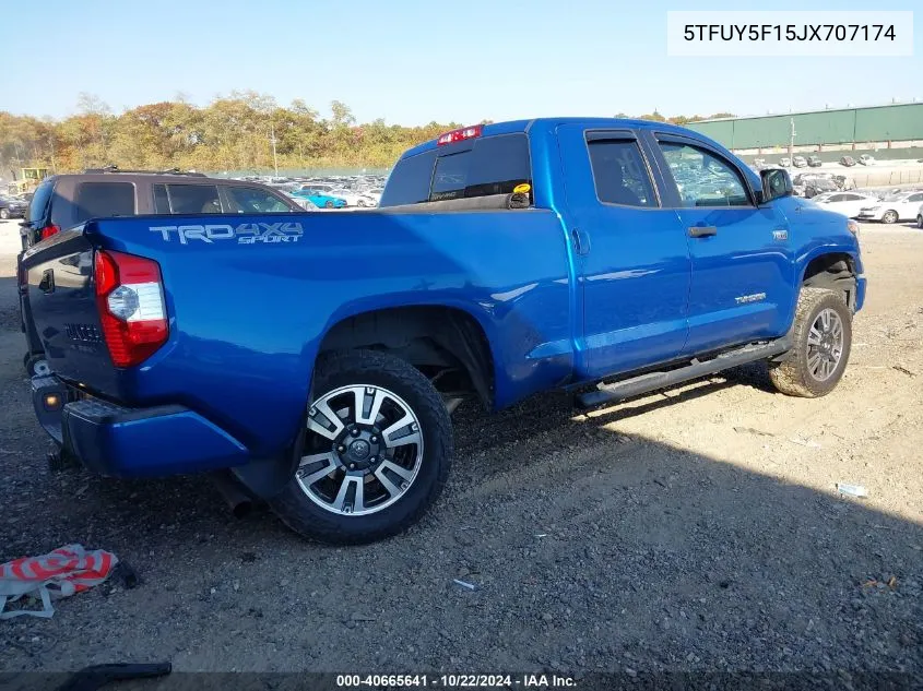 2018 Toyota Tundra Sr5 Plus 5.7L V8 VIN: 5TFUY5F15JX707174 Lot: 40665641