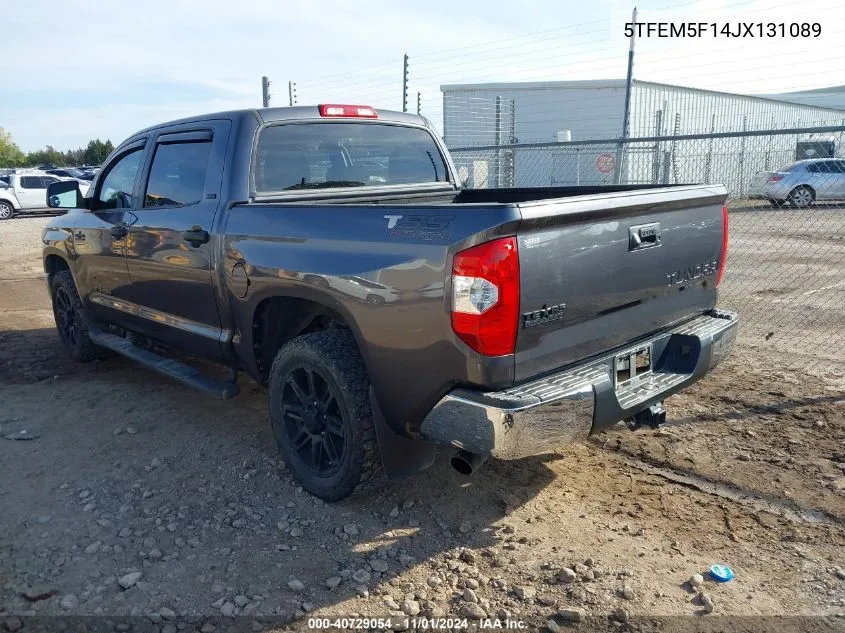 2018 Toyota Tundra Sr5 4.6L V8 VIN: 5TFEM5F14JX131089 Lot: 40729054