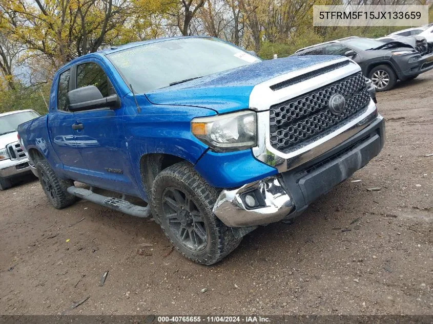 2018 Toyota Tundra Sr5 4.6L V8 VIN: 5TFRM5F15JX133659 Lot: 40765655