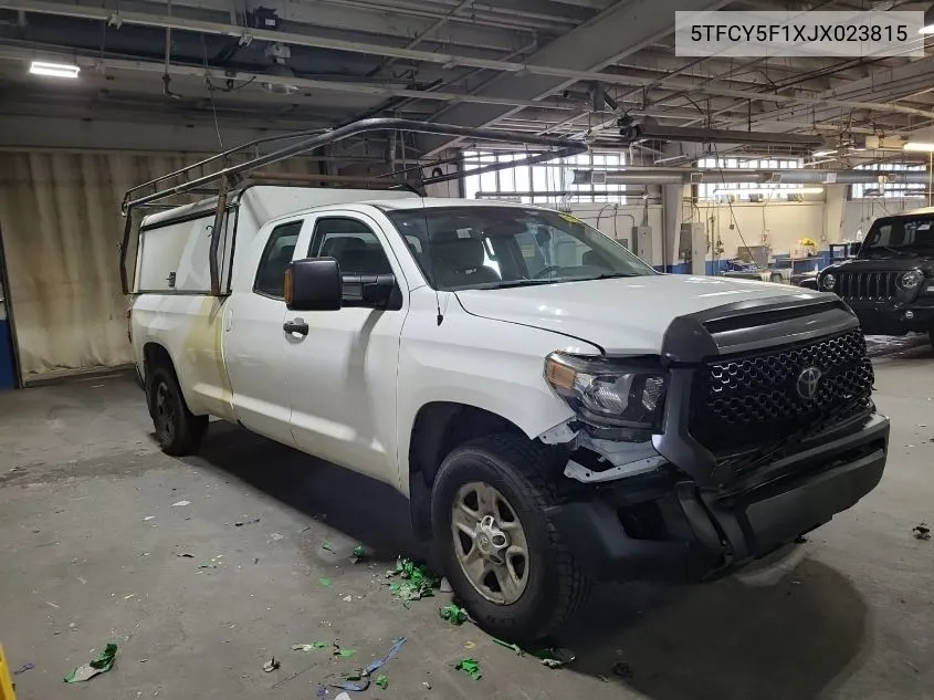 2018 Toyota Tundra Double Cab Sr/Double Cab Sr5 VIN: 5TFCY5F1XJX023815 Lot: 40865744