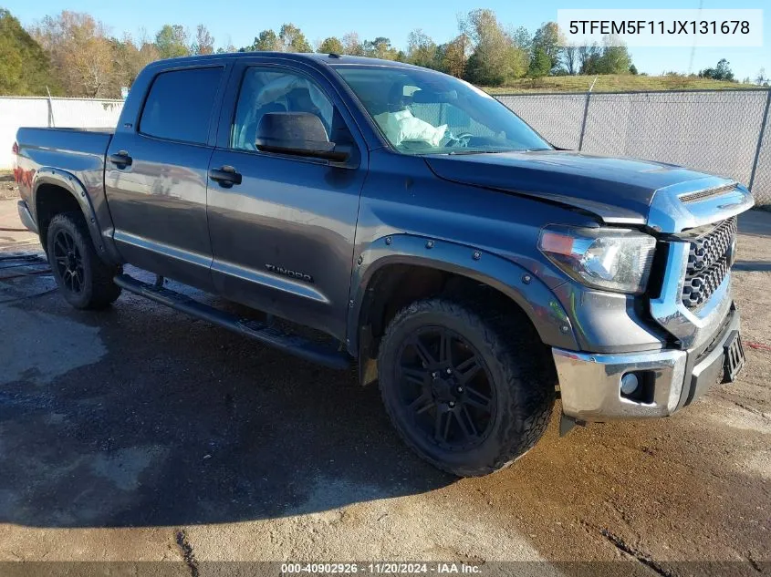 2018 Toyota Tundra Sr5 4.6L V8 VIN: 5TFEM5F11JX131678 Lot: 40902926