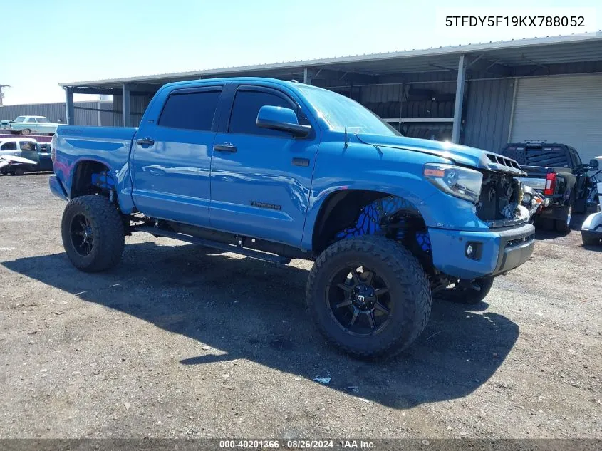 5TFDY5F19KX788052 2019 Toyota Tundra Sr5 Plus 5.7L V8