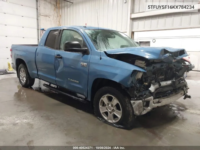 5TFUY5F16KX784234 2019 Toyota Tundra Double Cab Sr/Double Cab Sr5