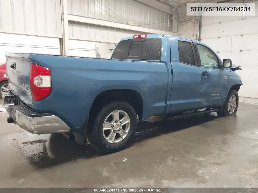 5TFUY5F16KX784234 2019 Toyota Tundra Double Cab Sr/Double Cab Sr5