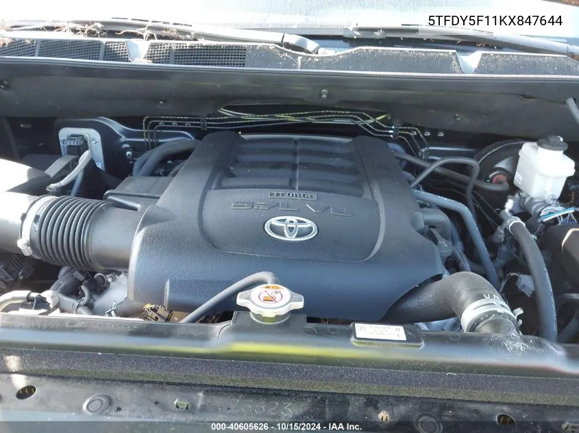 5TFDY5F11KX847644 2019 Toyota Tundra Trd Pro 5.7L V8