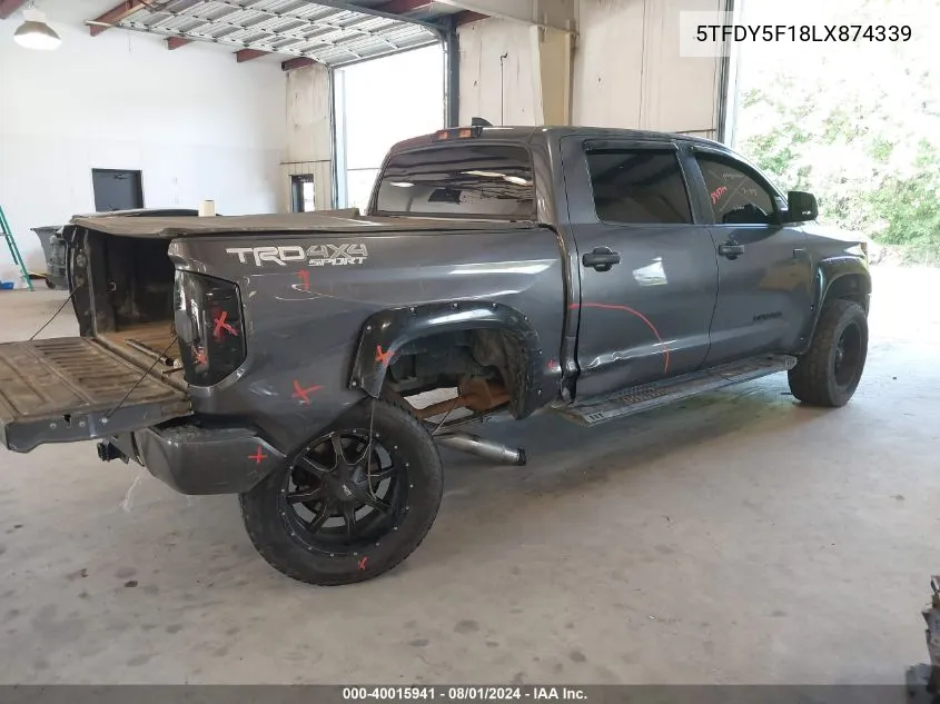 5TFDY5F18LX874339 2020 Toyota Tundra Sr5