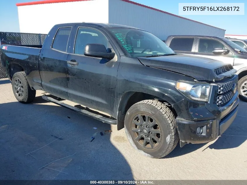 5TFRY5F16LX268172 2020 Toyota Tundra Double Cab Sr/Double Cab