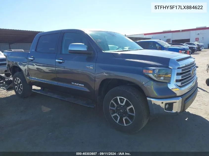 5TFHY5F17LX884622 2020 Toyota Tundra 4Wd Limited