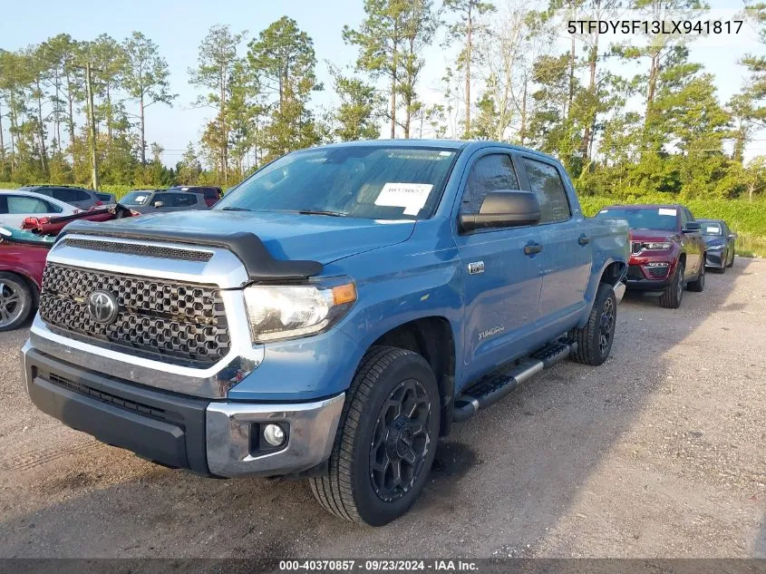 5TFDY5F13LX941817 2020 Toyota Tundra Crewmax Sr5/Crewmax Trd P