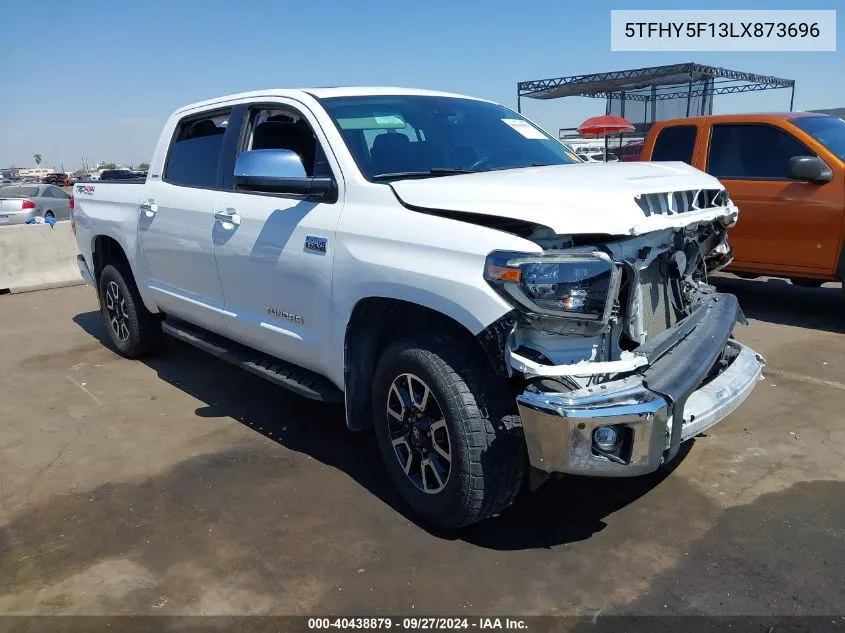 2020 Toyota Tundra 4Wd Limited VIN: 5TFHY5F13LX873696 Lot: 40438879