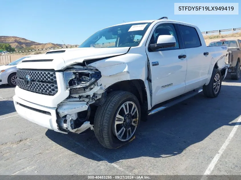 5TFDY5F19LX949419 2020 Toyota Tundra Sr5