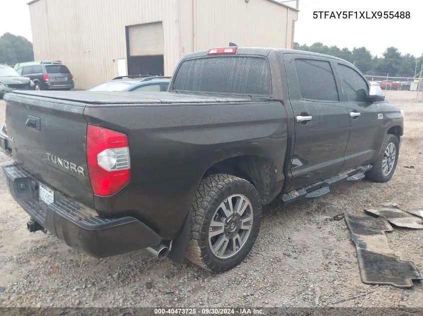 5TFAY5F1XLX955488 2020 Toyota Tundra 4Wd 1794 Edition