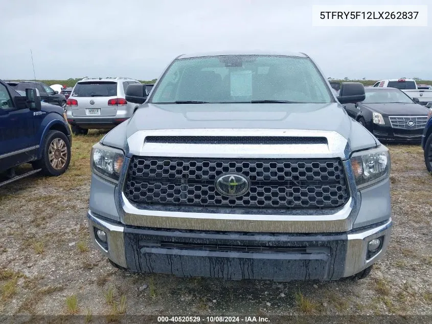 5TFRY5F12LX262837 2020 Toyota Tundra Double Cab Sr/Double Cab