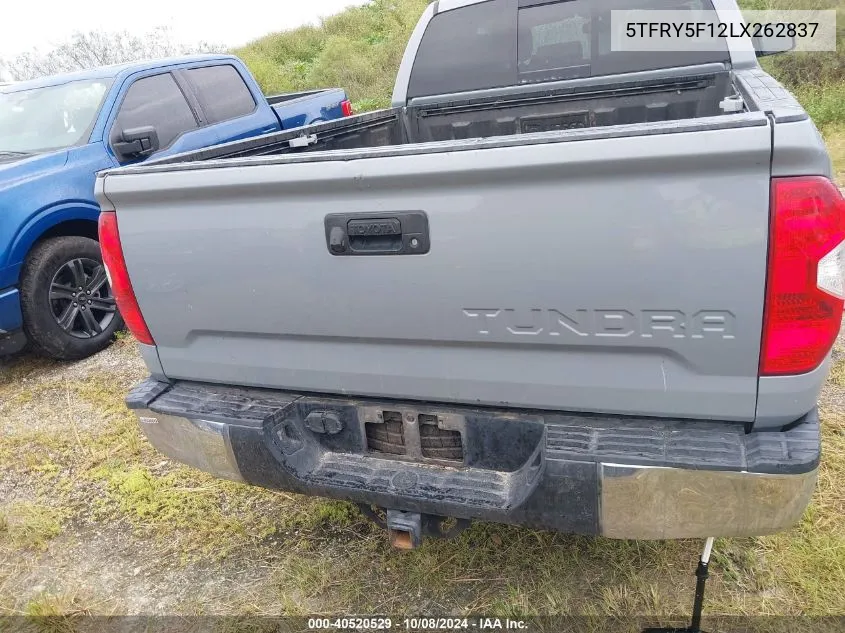 5TFRY5F12LX262837 2020 Toyota Tundra Double Cab Sr/Double Cab