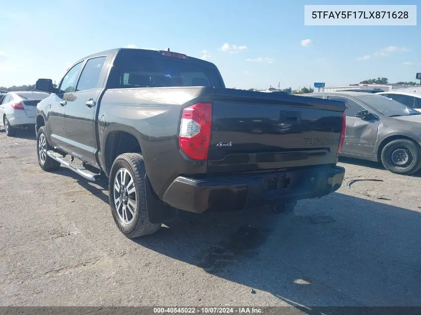 5TFAY5F17LX871628 2020 Toyota Tundra 1794 Edition