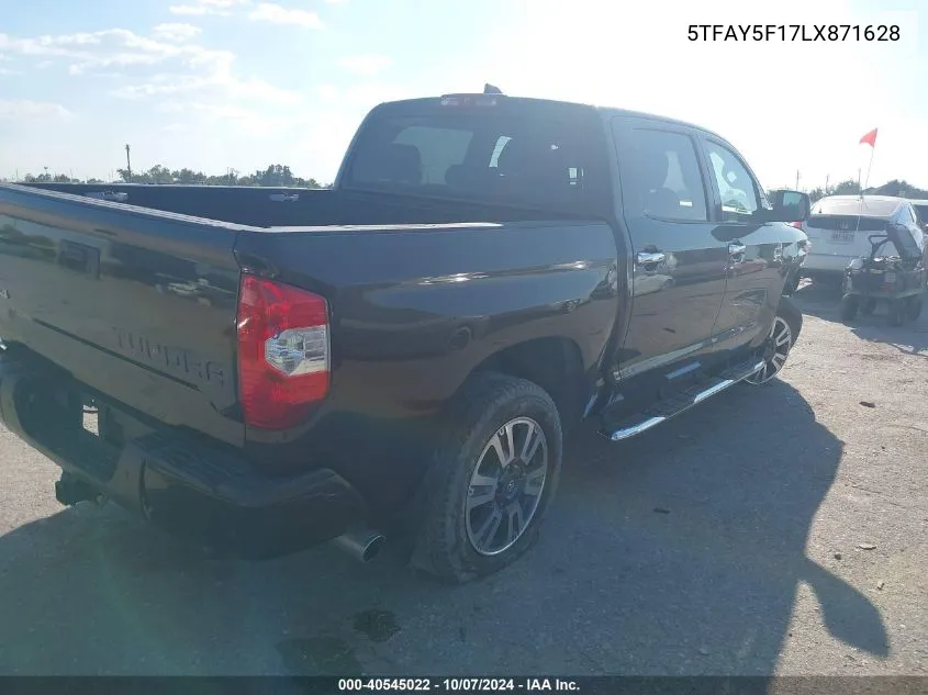 5TFAY5F17LX871628 2020 Toyota Tundra 1794 Edition