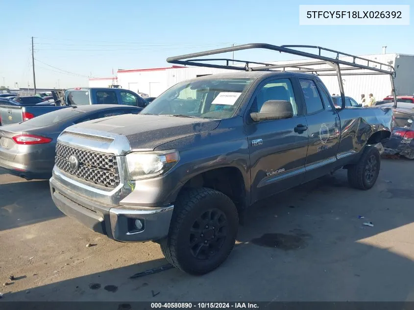 5TFCY5F18LX026392 2020 Toyota Tundra Sr5