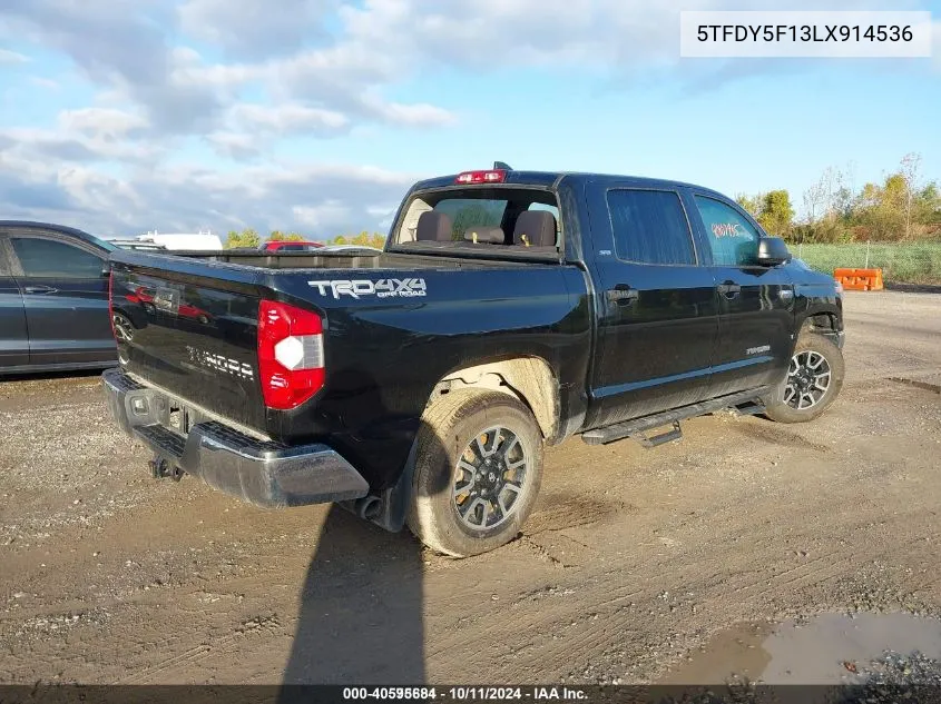 5TFDY5F13LX914536 2020 Toyota Tundra Sr5