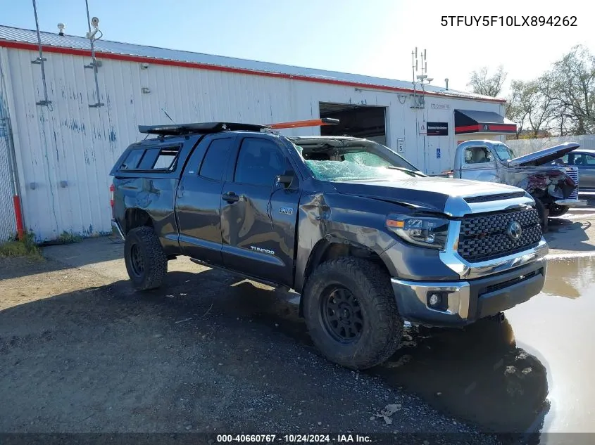 5TFUY5F10LX894262 2020 Toyota Tundra Double Cab Sr/Double Cab Sr5/Double Cab Trd Pro