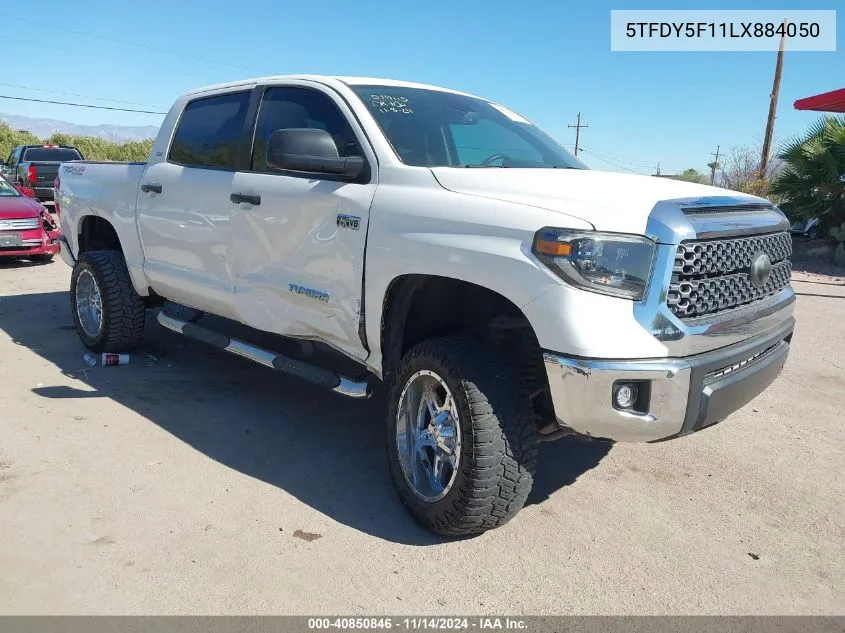 2020 Toyota Tundra Sr5 VIN: 5TFDY5F11LX884050 Lot: 40850846