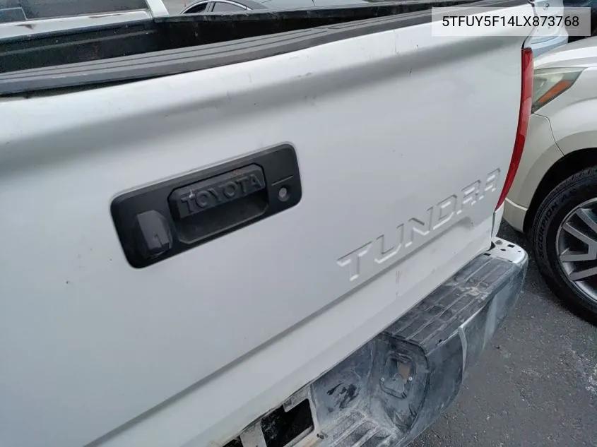 2020 Toyota Tundra Sr5 VIN: 5TFUY5F14LX873768 Lot: 40866189