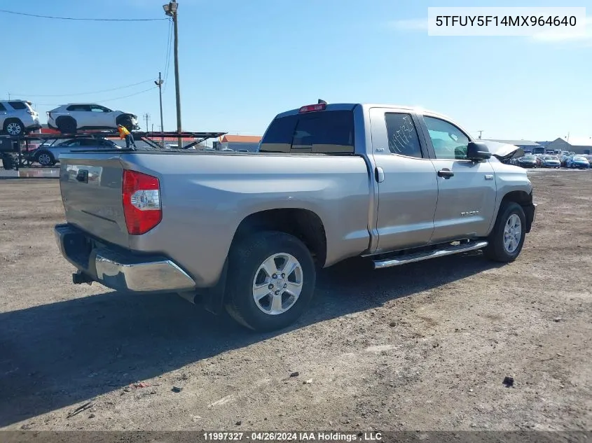 5TFUY5F14MX964640 2021 Toyota Tundra