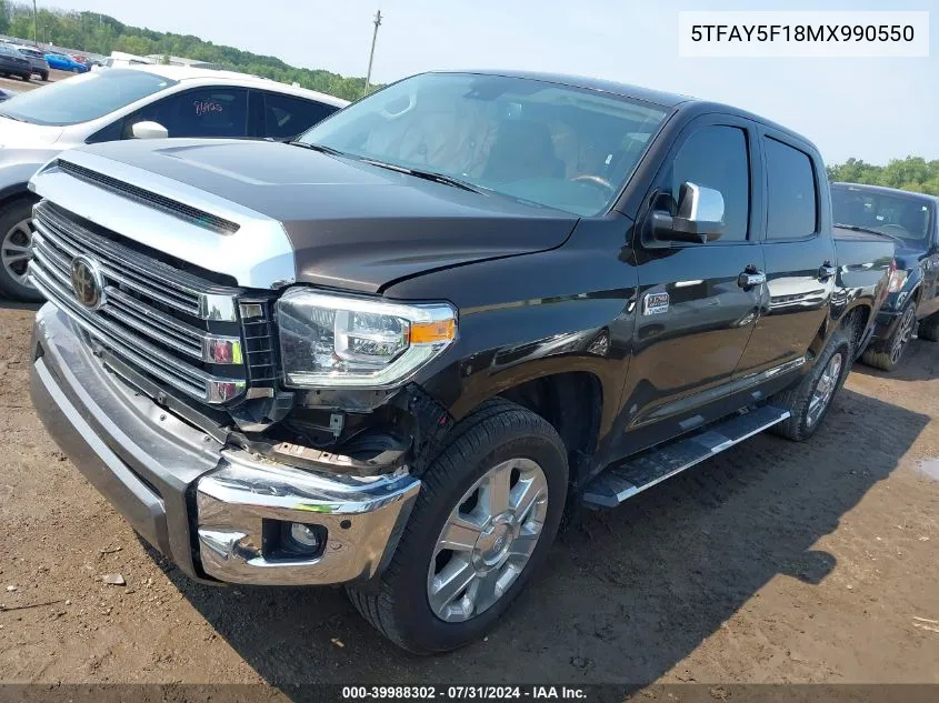 5TFAY5F18MX990550 2021 Toyota Tundra 1794 Edition