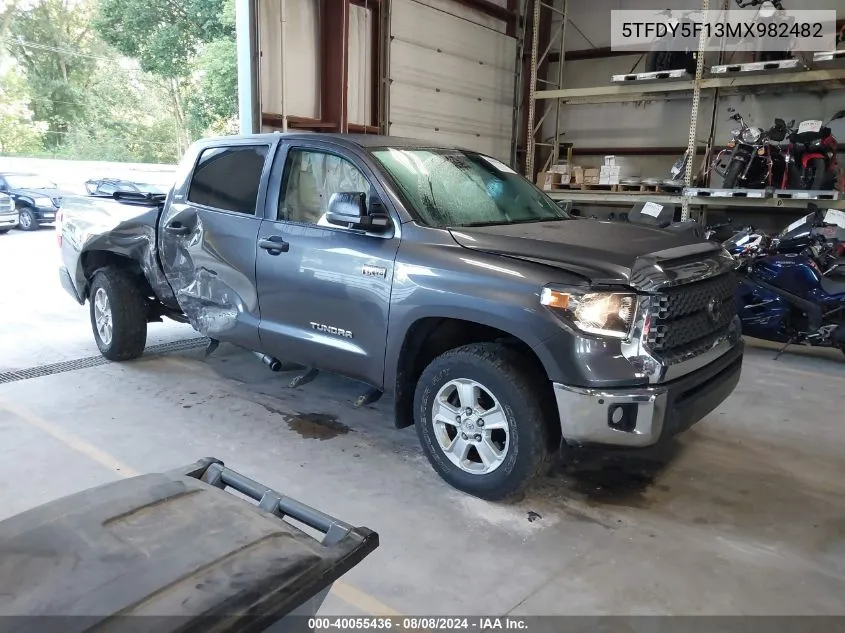 2021 Toyota Tundra Crewmax Sr5/Crewmax Trd Pro VIN: 5TFDY5F13MX982482 Lot: 40055436