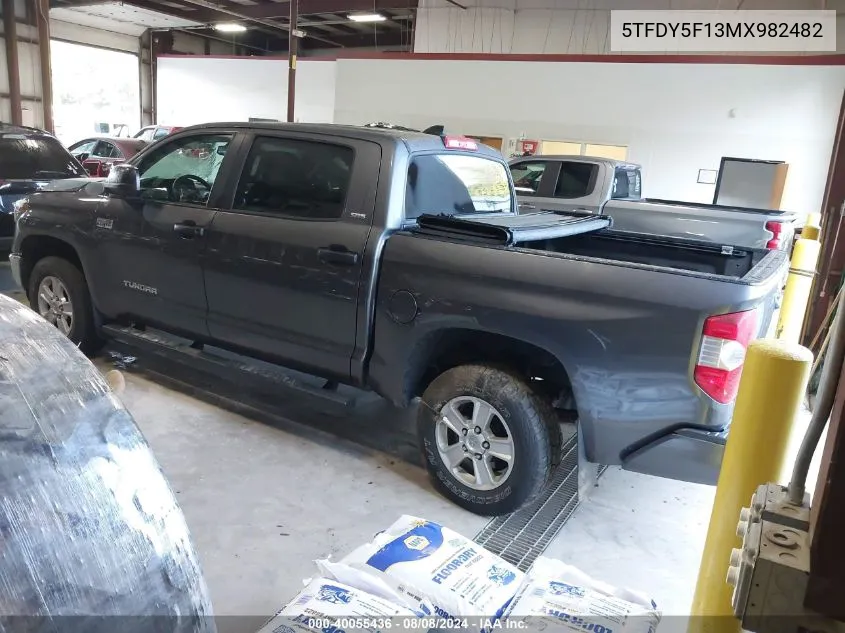 2021 Toyota Tundra Crewmax Sr5/Crewmax Trd Pro VIN: 5TFDY5F13MX982482 Lot: 40055436