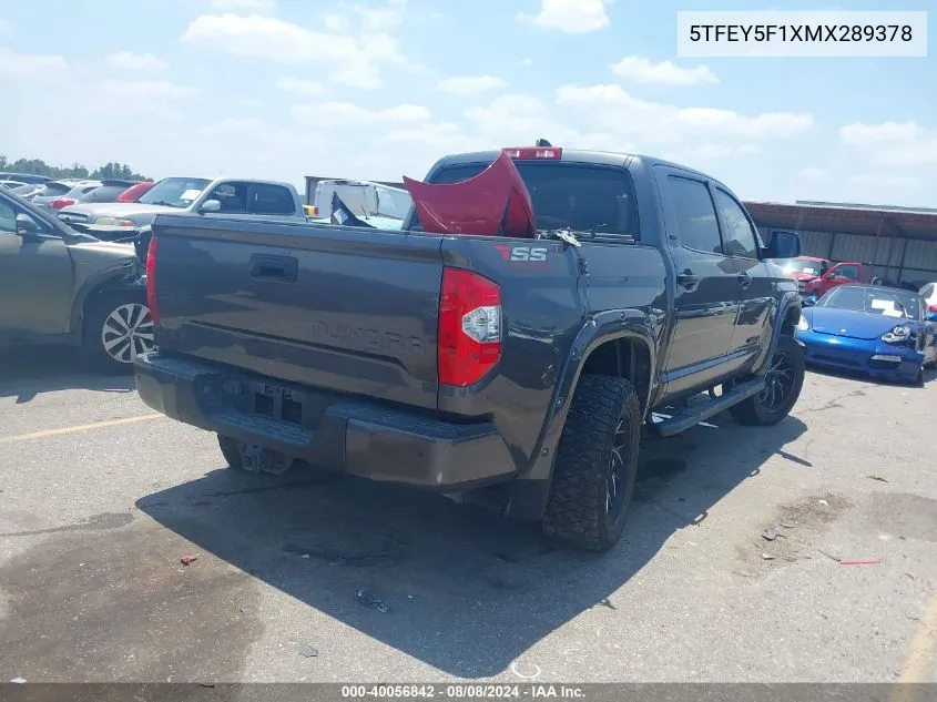 5TFEY5F1XMX289378 2021 Toyota Tundra Sr5