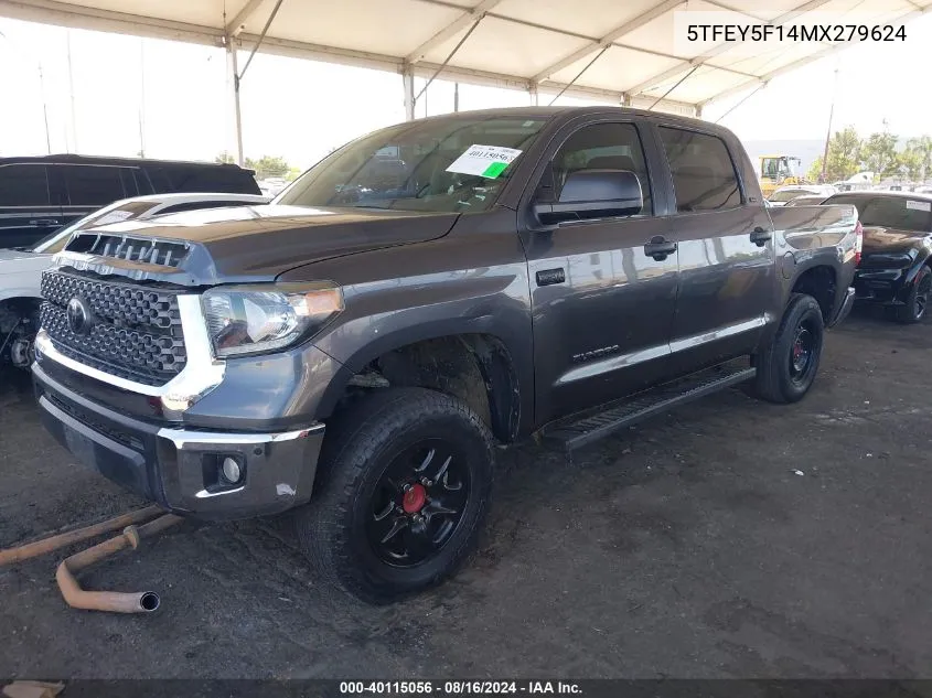 5TFEY5F14MX279624 2021 Toyota Tundra Sr5