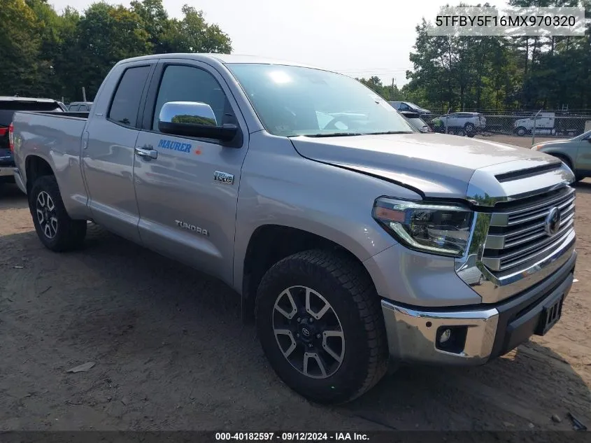 5TFBY5F16MX970320 2021 Toyota Tundra Double Cab Limited