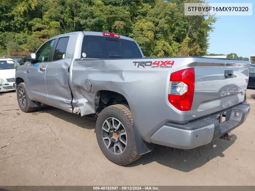 5TFBY5F16MX970320 2021 Toyota Tundra Double Cab Limited