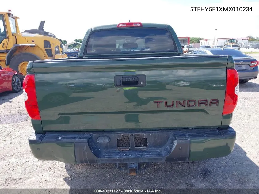 5TFHY5F1XMX010234 2021 Toyota Tundra Limited