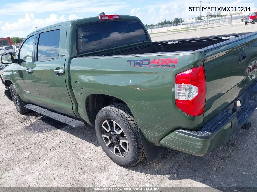 5TFHY5F1XMX010234 2021 Toyota Tundra Limited