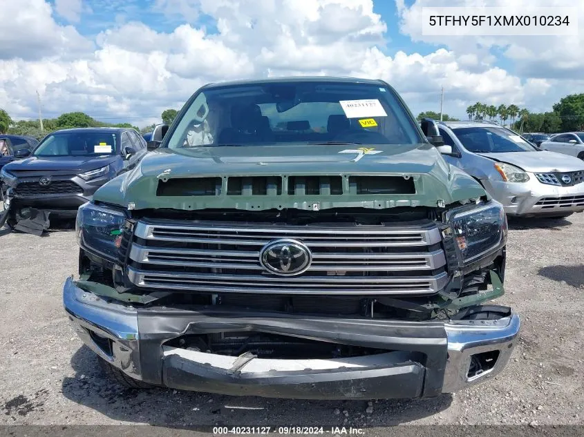 5TFHY5F1XMX010234 2021 Toyota Tundra Limited