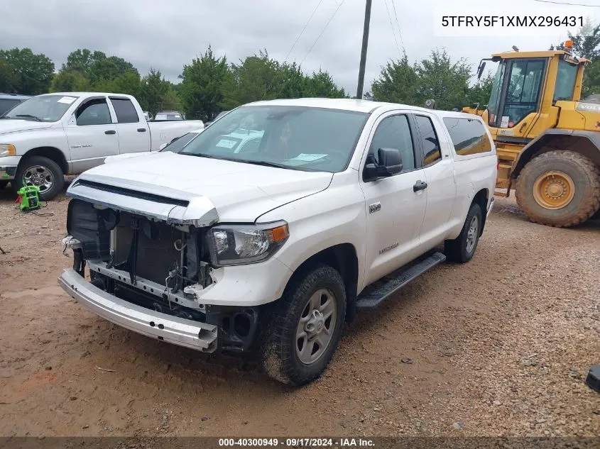 5TFRY5F1XMX296431 2021 Toyota Tundra Sr5