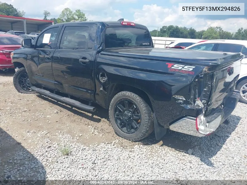 5TFEY5F13MX294826 2021 Toyota Tundra Sr5